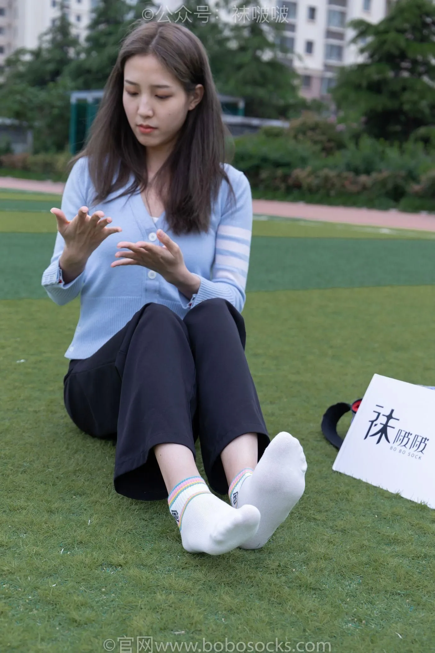 [BoBoSocks袜啵啵]NO.021 泡芙-板鞋、白棉袜、裸足 [131P]插图7